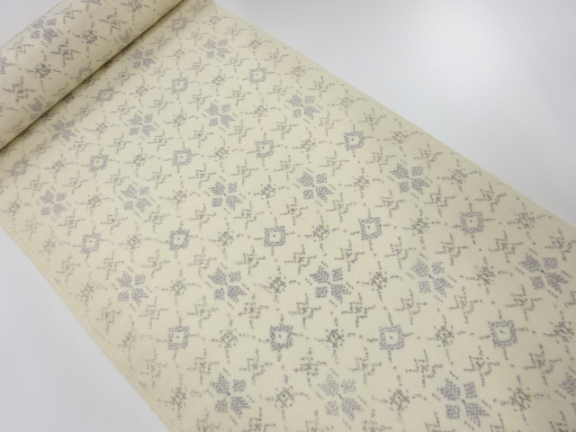 アンティーク　正絹　紬　着尺反物